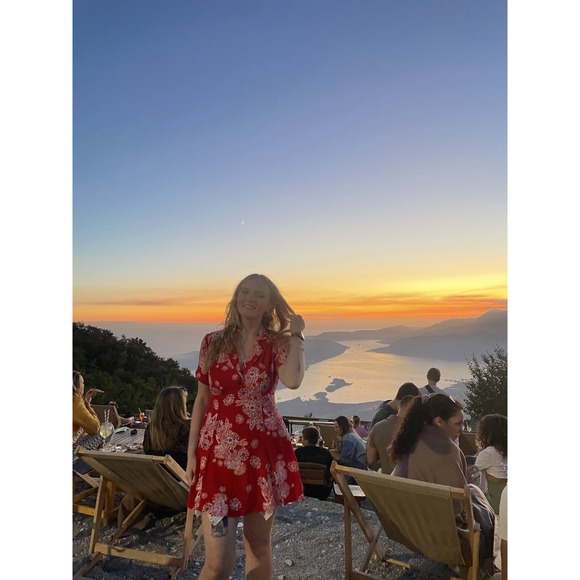 Free People Women's Red Floral Dress Sizes  Size00-2 - Picture 2 of 8